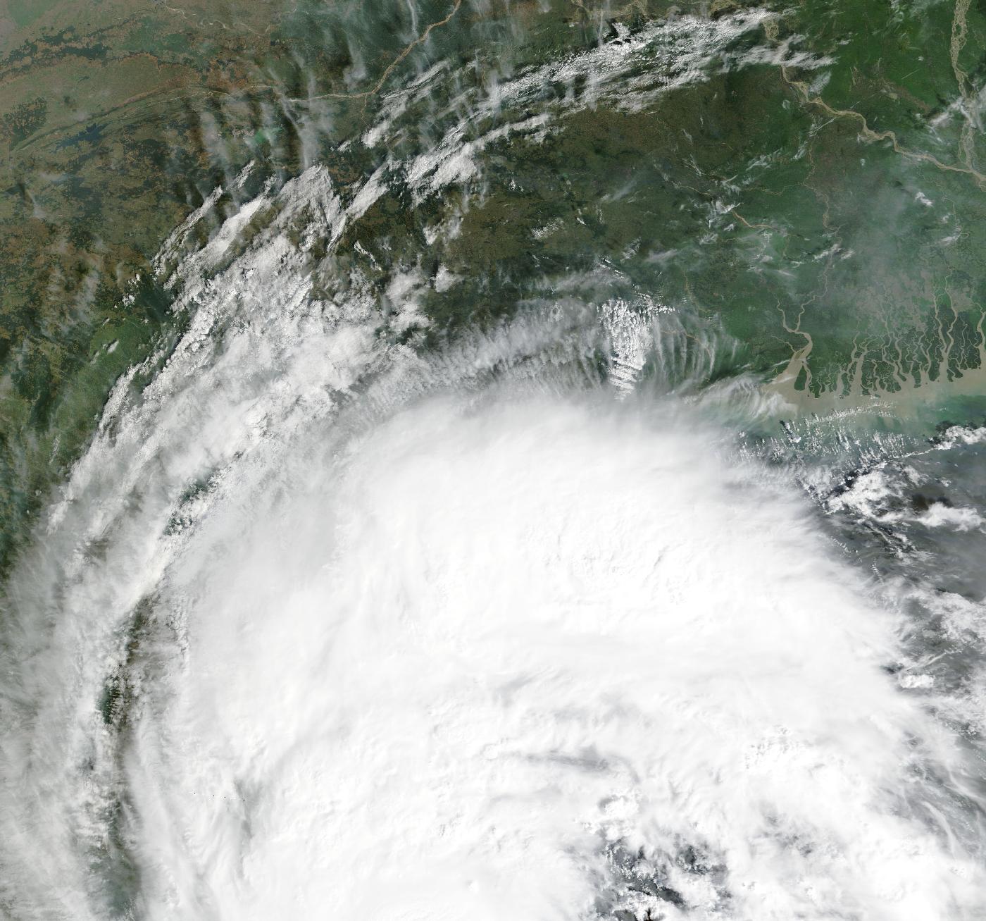 True colour satellite view of the region, 2026-10-27 — Terra, MODIS